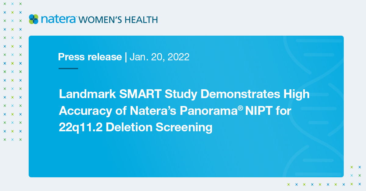 Landmark SMART Study Demonstrates High Accuracy of Natera’s Panorama